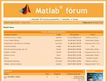 Tablet Screenshot of matlab.sk